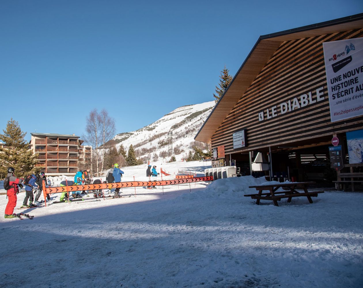 Télésiège Le Diable aux 2 Alpes